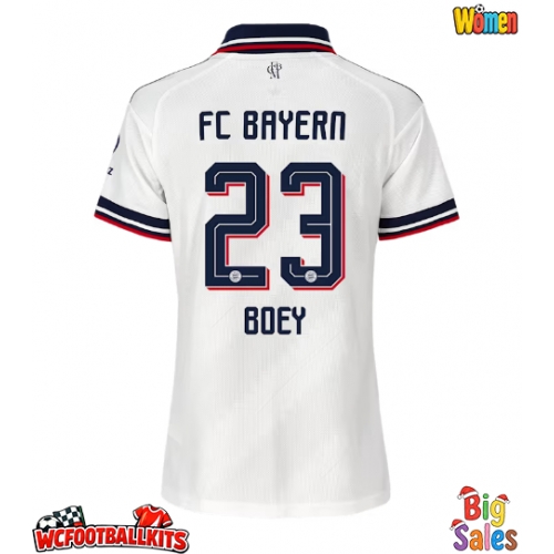 Bayern Munich Sacha Boey #23 Replica Away Stadium Shirt for Women 2026-27 Short Sleeve